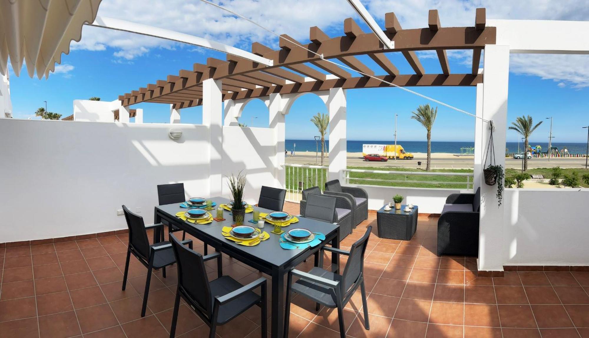 Apartamento Casa Con Piscina, Mojacar Playa Exterior foto