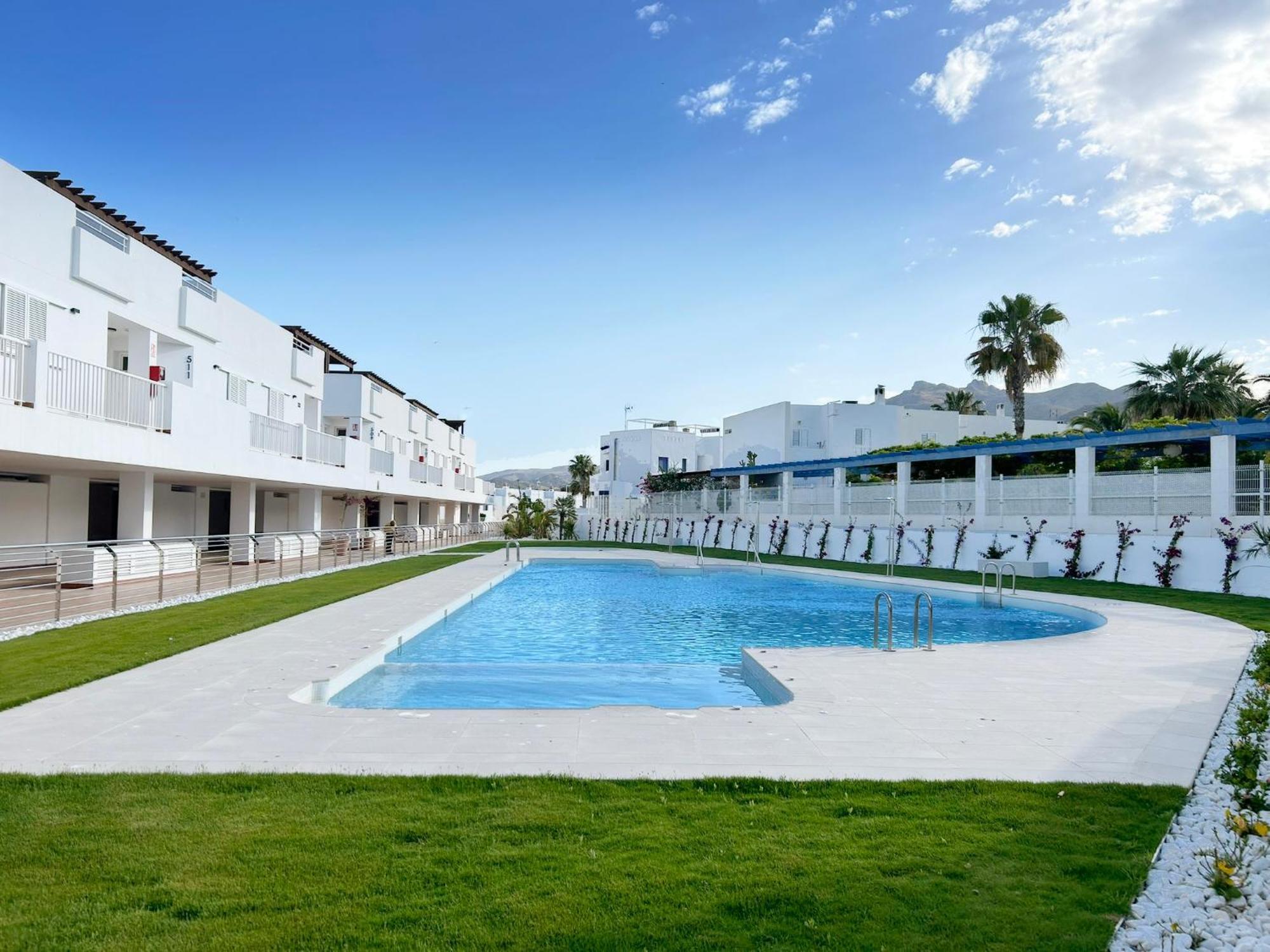 Apartamento Casa Con Piscina, Mojacar Playa Exterior foto